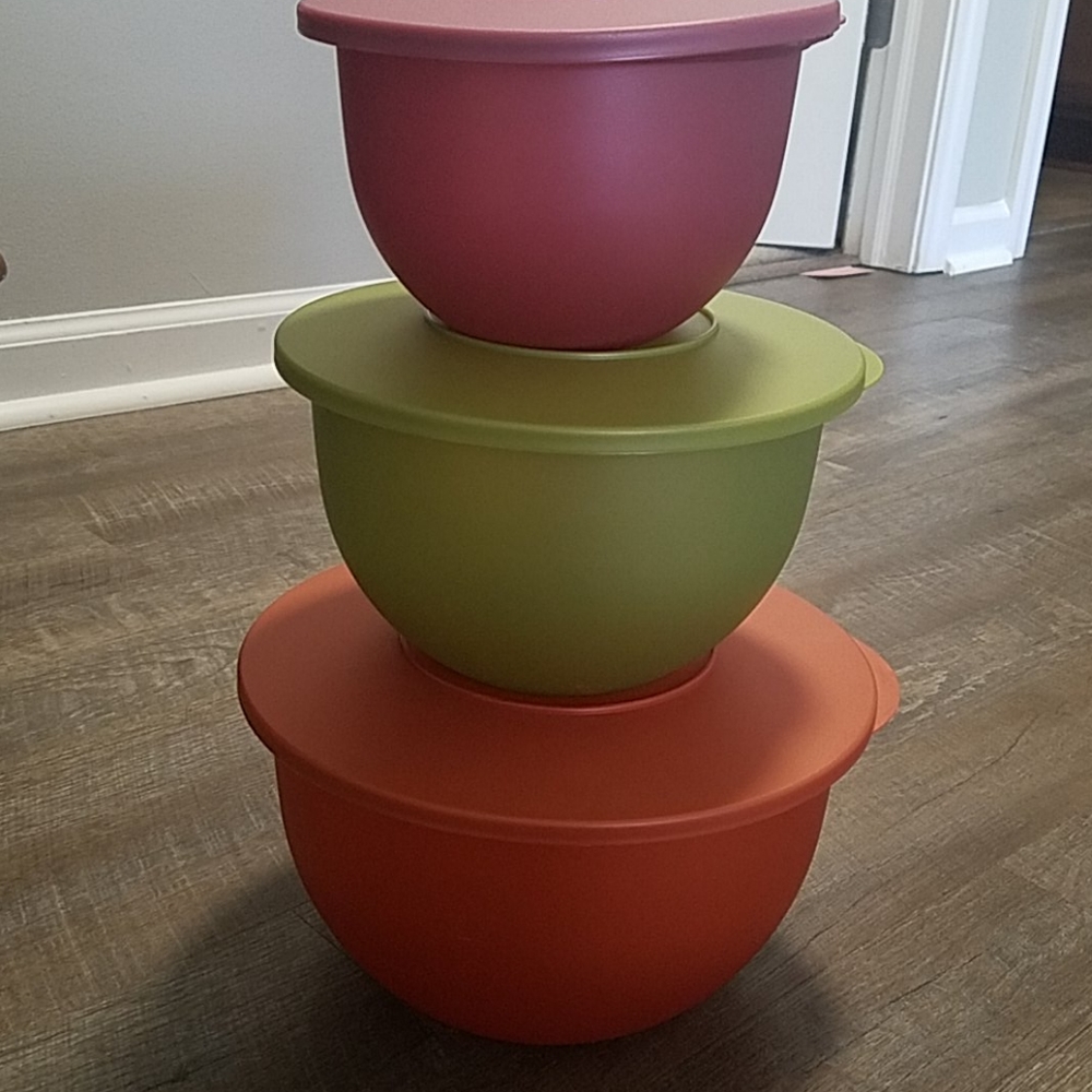 Tupperware Bowls with Lids